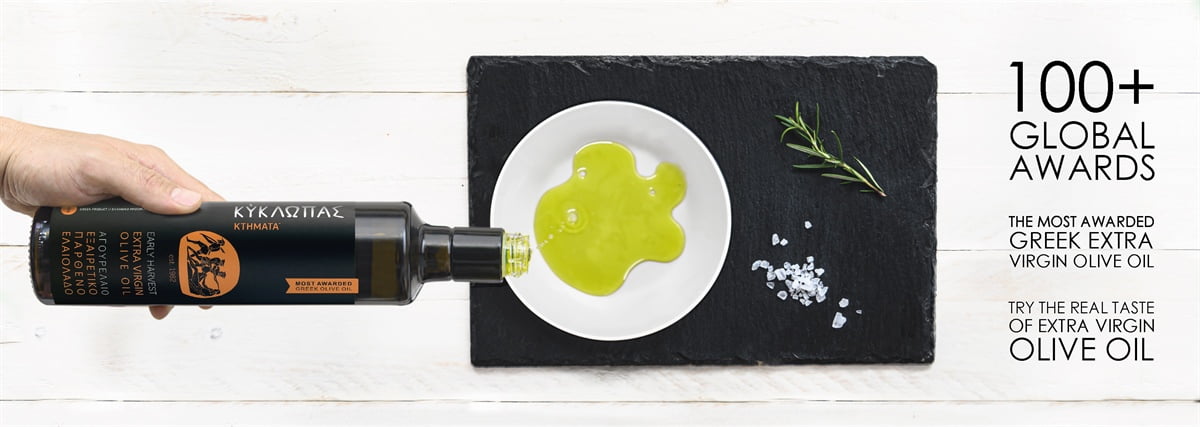 Kyklopas prijswinnende Griekse olijfolie